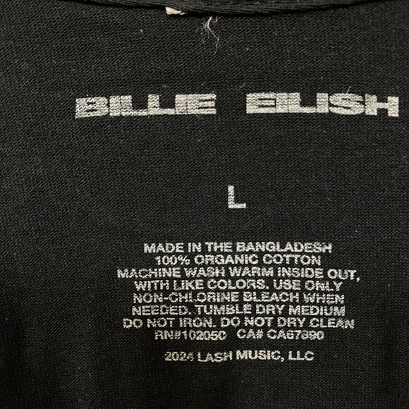 Billie Eilish Hit me Hard and Soft Tshirt size Large - Picture 4 of 4